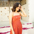 Amber Glow Long Dress